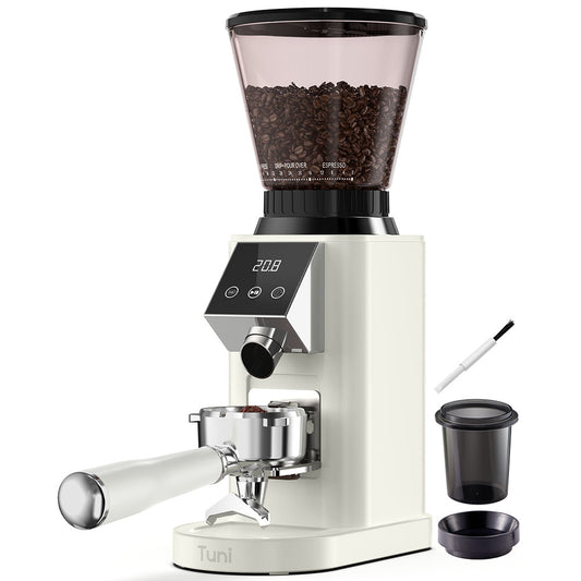 Ship out March 15th, Coffee Grinder, 40mm Conical Burr Grinder, 48 Grind Settings| TUNI