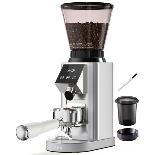 Ship out March 15th, G1 Electric Coffee Burr Grinder, 40mm Conical Bean Grinder| TUNI