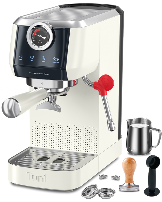 E2 Espresso Machine 20Bar With Steam Wand| TUNI